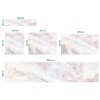 Crédence de cuisine effet marbre rosé