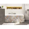 Tablier de baignoire beige style Oriental