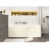 Tablier de baignoire dorée style Art déco
