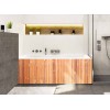 Tablier de baignoire branche de bambou