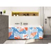 Tablier de baignoire nature algues et coquillages