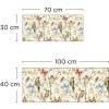 Crédence de salle de bain classique oiseaux et papillons