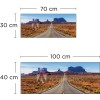 Crédence de salle de bain panoramique route 66