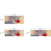 Tablier de baignoire dessin ciel et bateaux rouges