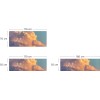 Tablier de baignoire ciel et nuages