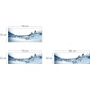 Crédence de baignoire eau en mouvement