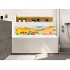 Crédence de baignoire dessin peinture bord de mer