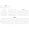 Fond de hotte carreaux de ciment graphique gris et blanc