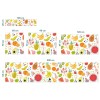 Fond de hotte motifs fruits colorés