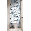Panneau WC style estampe Japonaise