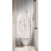 Panneau WC impression bois vieilli