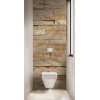 Panneau WC briques tons beiges