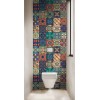 Panneau WC carreaux de ciment style oriental