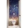 Panneau WC pluie de paillettes