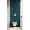 Panneau WC motif oriental chic