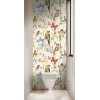 Panneau WC papillons et oiseaux romantiques