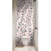 Panneau WC petites fleurs roses scandinaves