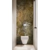 Panneau WC effet bronze