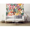 Papier peint design ambiance jungle tropicale
