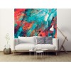 Papier peint peinture multicolore