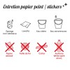 Papier peint carrés multicolores