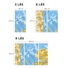 Papier peint fleuri et design