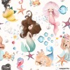 Tête de lit Enfant Sirènes
