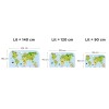 Tête de lit Enfant Carte du monde en Anglais