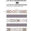 Contremarche mosaïque patchwork