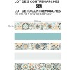 Contremarche motifs en tomettes