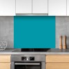 Fond de hotte couleur turquoise