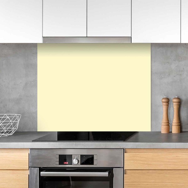 Fond de hotte couleur jaune pastel