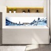 Crédence de baignoire eau en mouvement