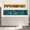 Crédence de baignoire style jungle moderne