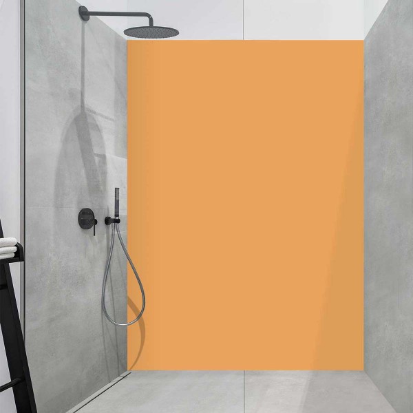 Panneau Douche couleur beurre de cacahuète