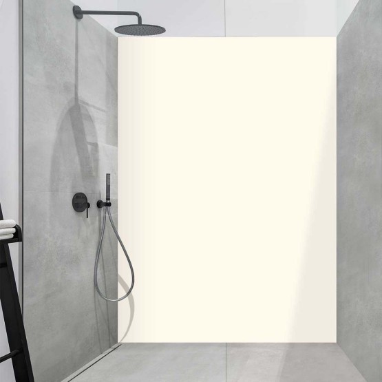 Panneau Douche couleur blanc crème