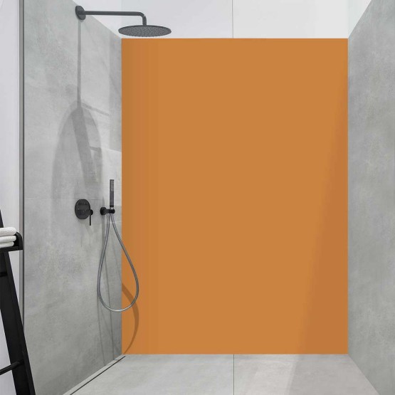 Panneau Douche couleur caramel