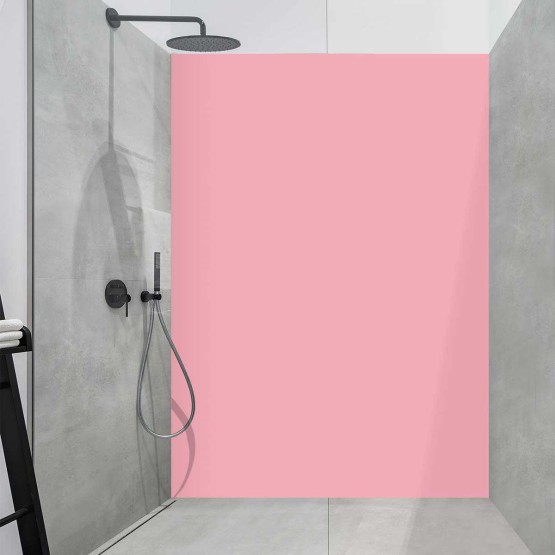 Panneau Douche couleur rose bonbon