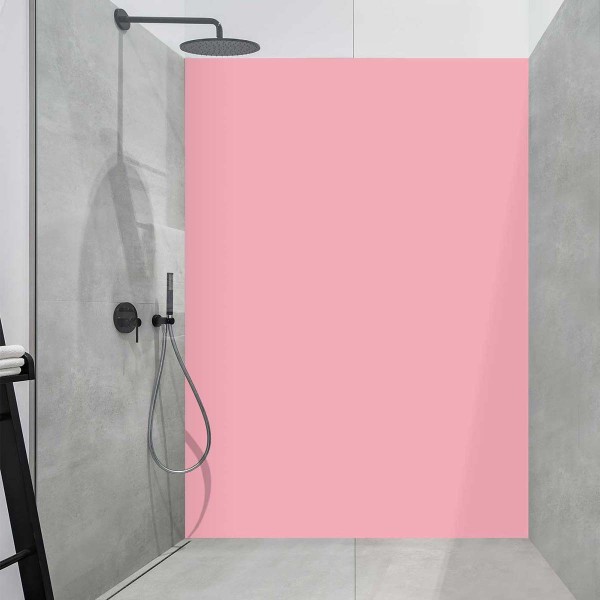 Panneau Douche couleur rose bonbon
