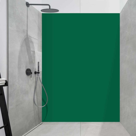 Panneau Douche couleur vert sapin