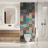 Panneau WC carreaux de ciment style oriental