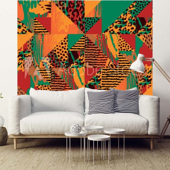 Papier peint influence jungle urbaine