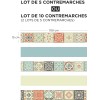 Contremarche mosaïque ethnique