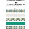Contremarche mosaïque provençale pop