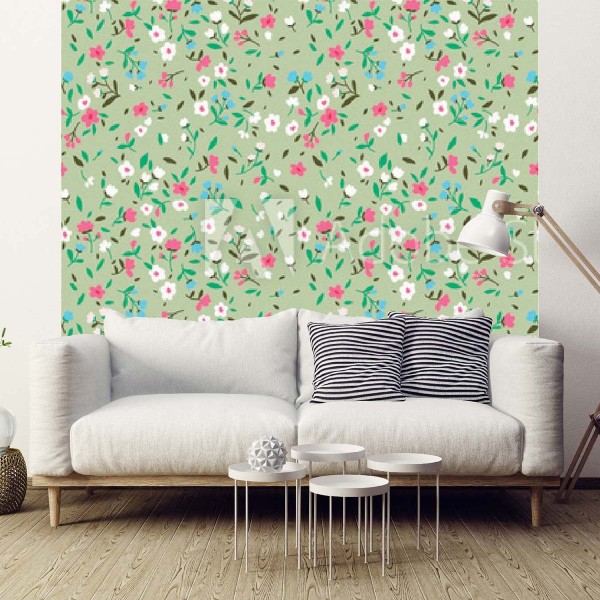 Papier peint inspiration Liberty