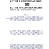 Contremarche mosaïque provençale chic