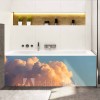 Tablier de baignoire ciel et nuages