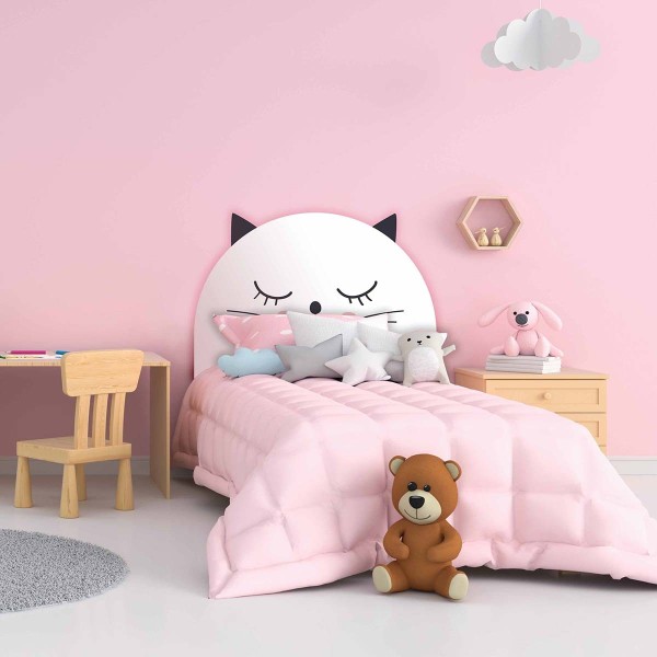 Tête de lit Enfant chat design - Déco'Art