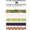 Contremarche ethnique wax