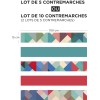 Contremarche motif fantaisie Harlequin